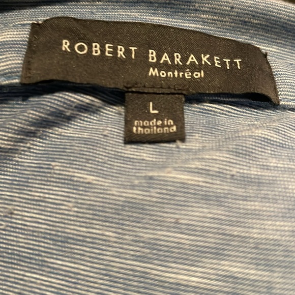 Robert Barakett Men’s Casual Button Down Shirt, Large in EUC - Picture 5 of 8